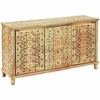 Lysindra Four Drawers Wood Sideboard