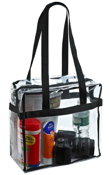 Clear Stadium Tote Bag – Transparent Shoulder Bag for Events
