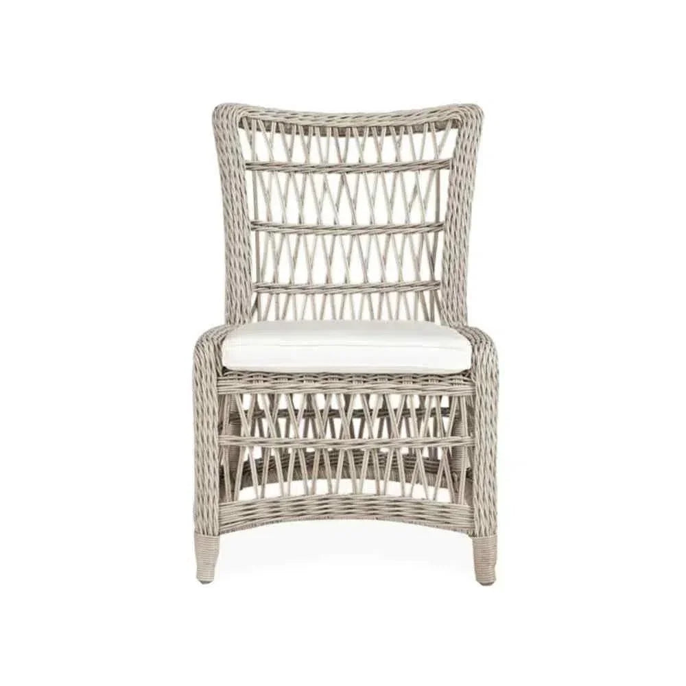 Mackinac All Weather Wicker Dining Chair Sunbrella