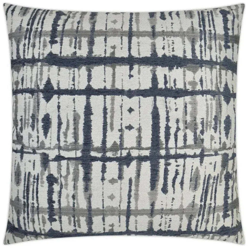Maddox Slate Blue Throw Pillow With Insert