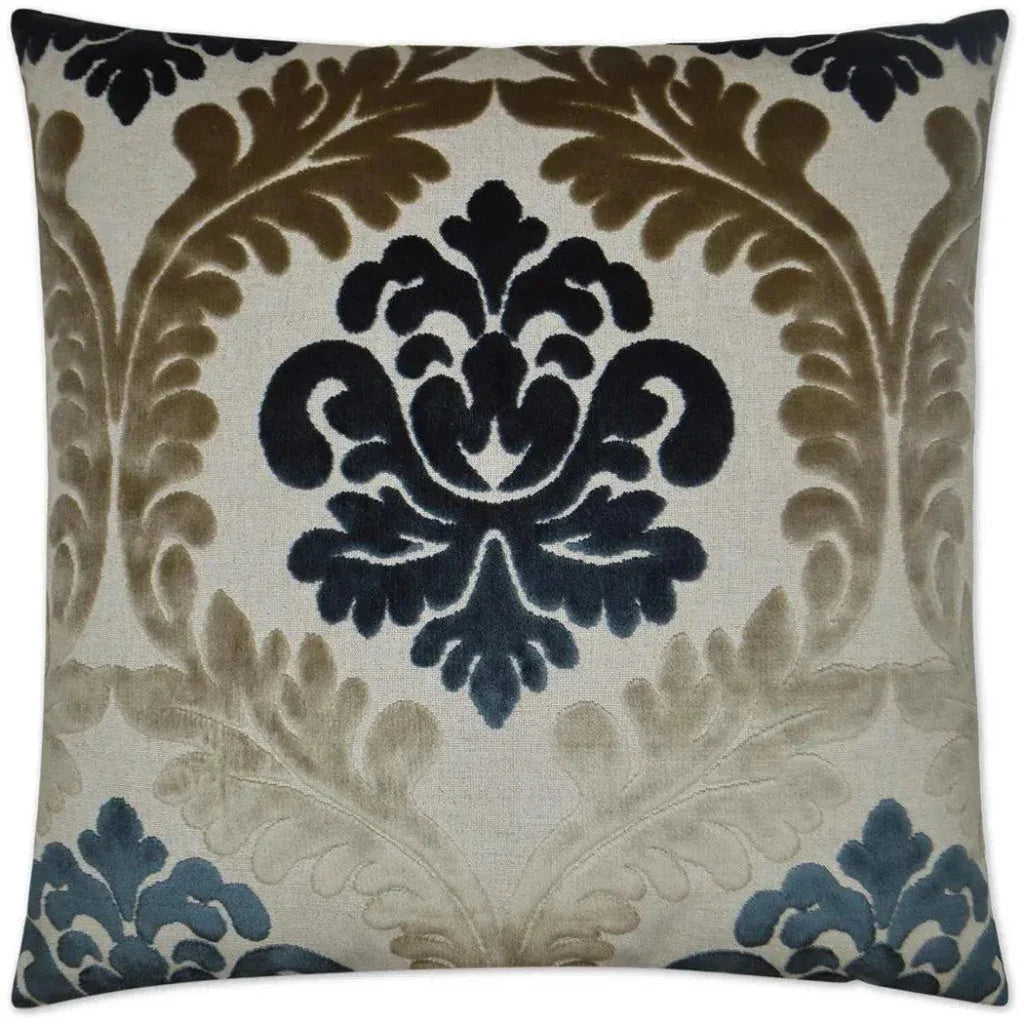 Madeleine Blue Throw Pillow With Insert