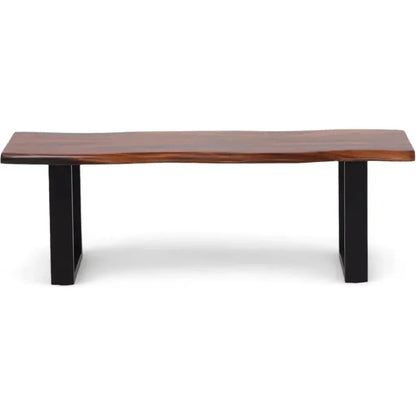 Maelira Rich Grain Backless Dining Bench