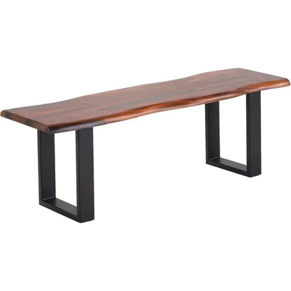 Maelira Rich Grain Backless Dining Bench
