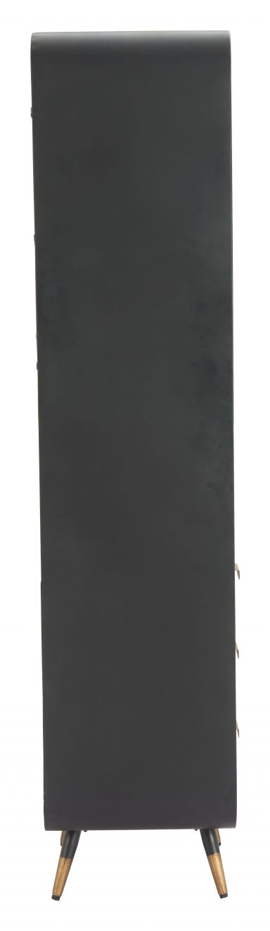 Magara Wooden Black Bar Cabinet