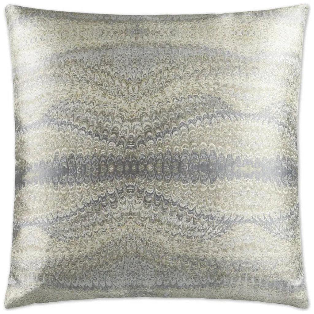 Magma Nickel Grey Throw Pillow With Insert