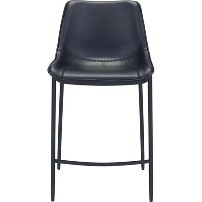 Magnus Bar Chair (Set of 2) Black