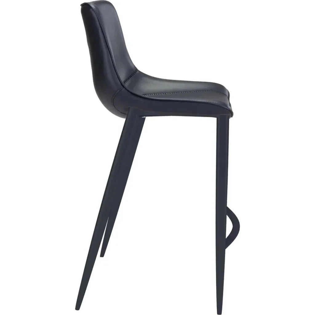 Magnus Bar Chair (Set of 2) Black