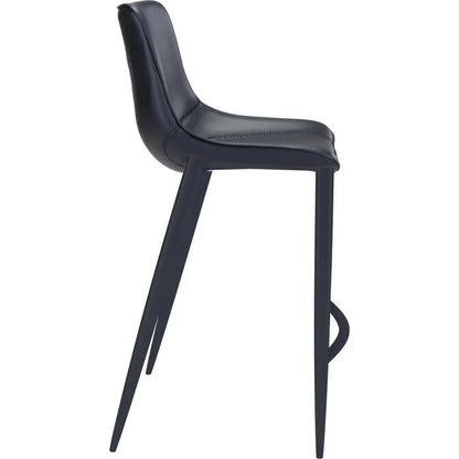 Magnus Bar Chair (Set of 2) Black
