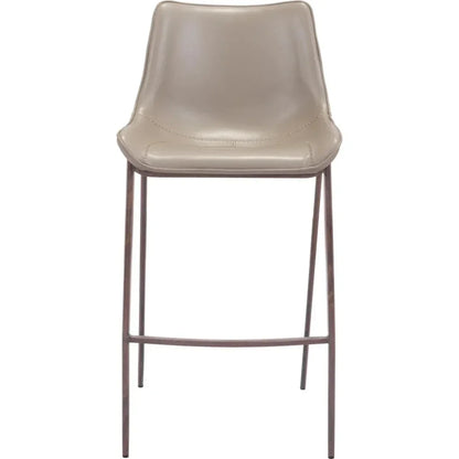 Magnus Bar Chair (Set of 2) Gray & Walnut
