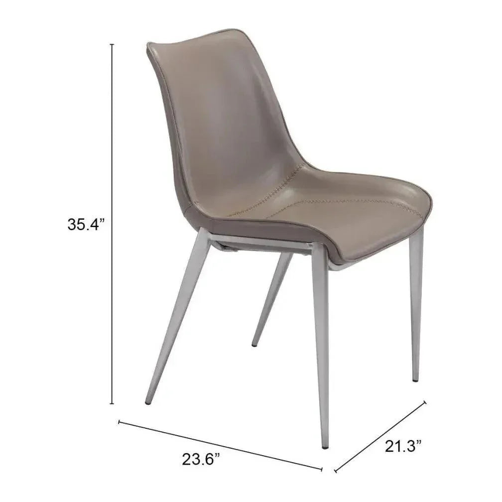 Magnus Leather Dining Chair 2PC