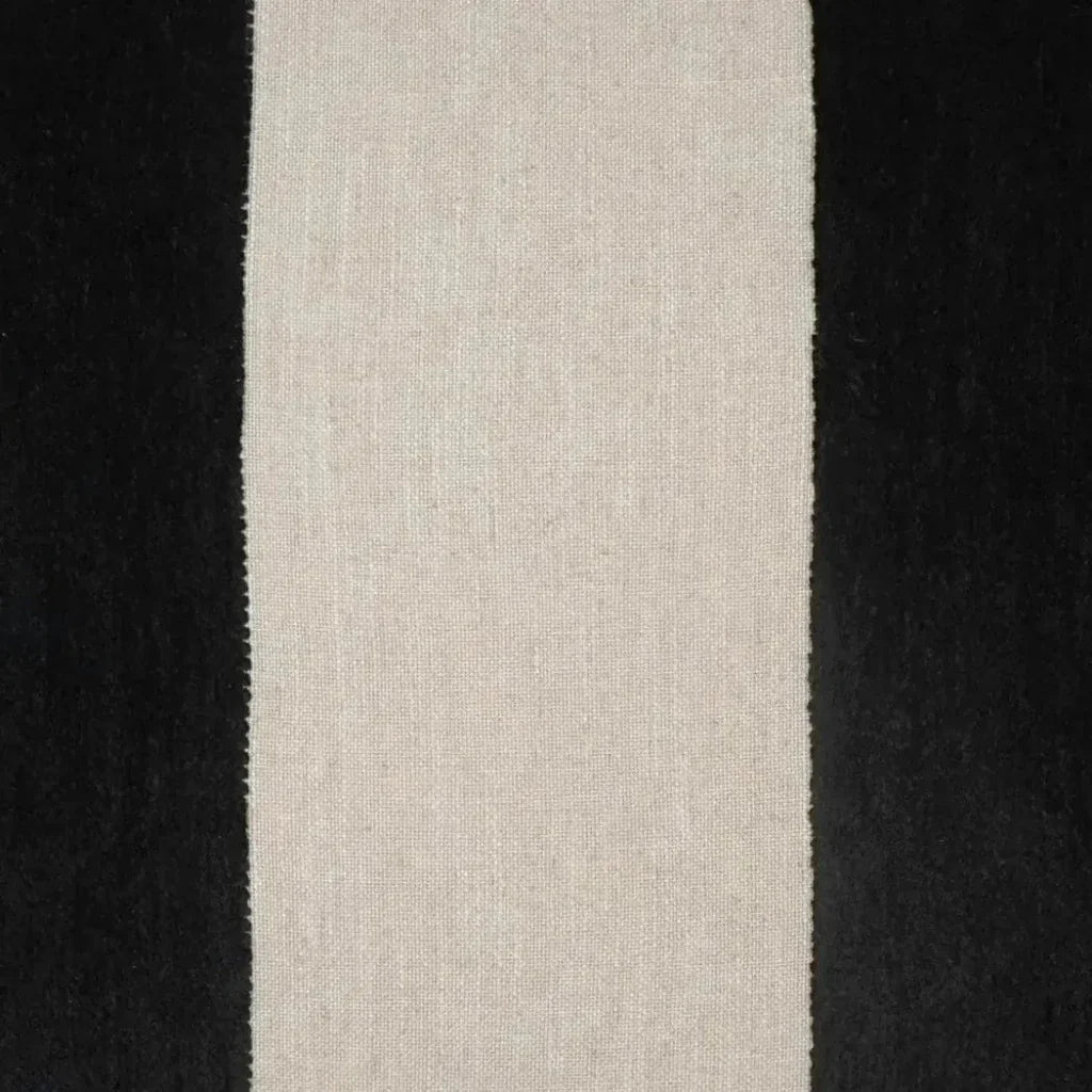 Magritte Band / Ribbon Black Large Throw Pillow Insert