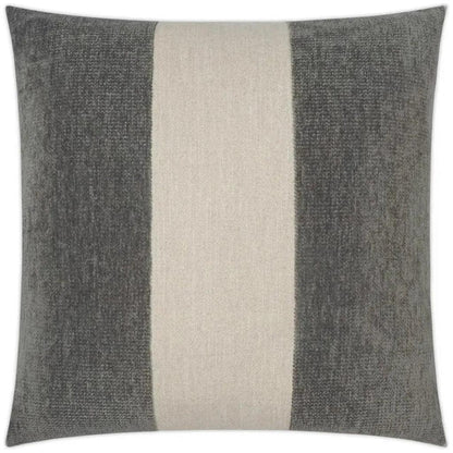 Magritte Slate Ribbon Grey Large Throw Pillow Insert