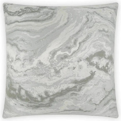Mahwah Silver Throw Pillow With Insert