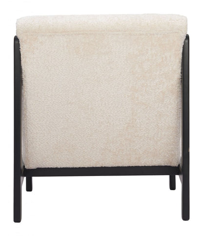 Maki Shearling Fabric Accent Chair