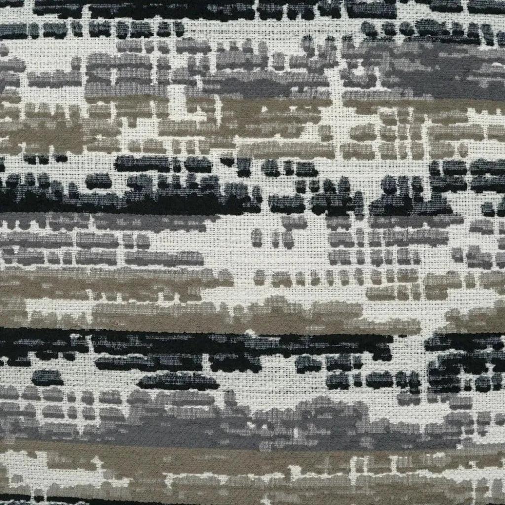 Maldon Ebony Abstract Black Large Throw Pillow Insert