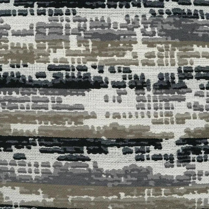 Maldon Ebony Abstract Black Large Throw Pillow Insert