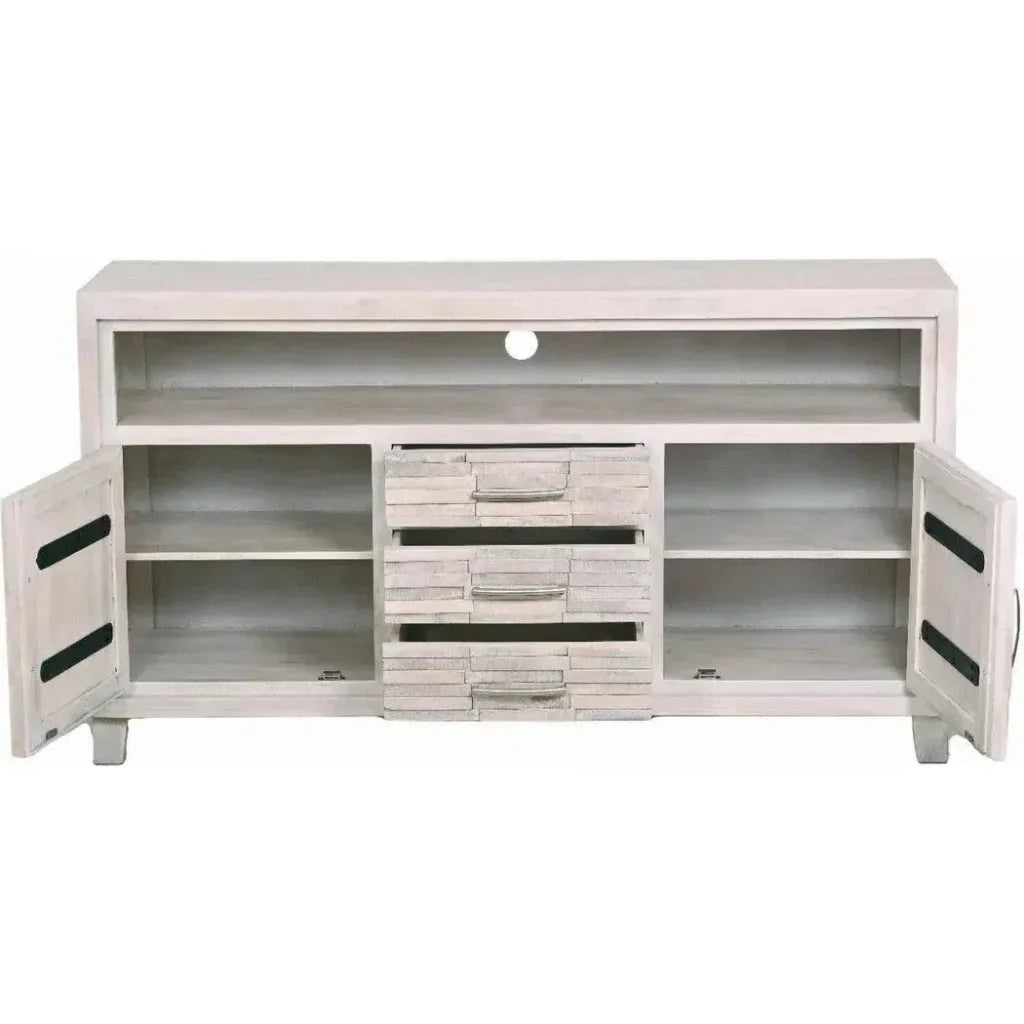 Malessa Reclaimed Wood Media Cabinet
