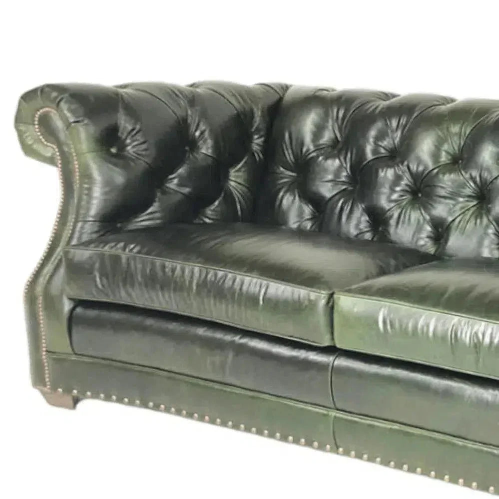 Mallard Made America Leather Sofa - Custom Benchmade