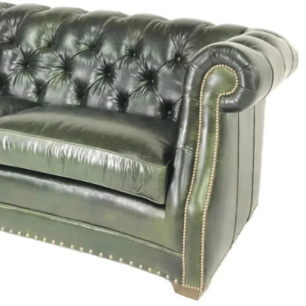 Mallard Made America Leather Sofa - Custom Benchmade