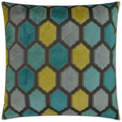 Mallorca Laguna Teal Throw Pillow Insert
