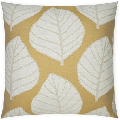 Mamie Citron Floral Yellow Large Throw Pillow Insert
