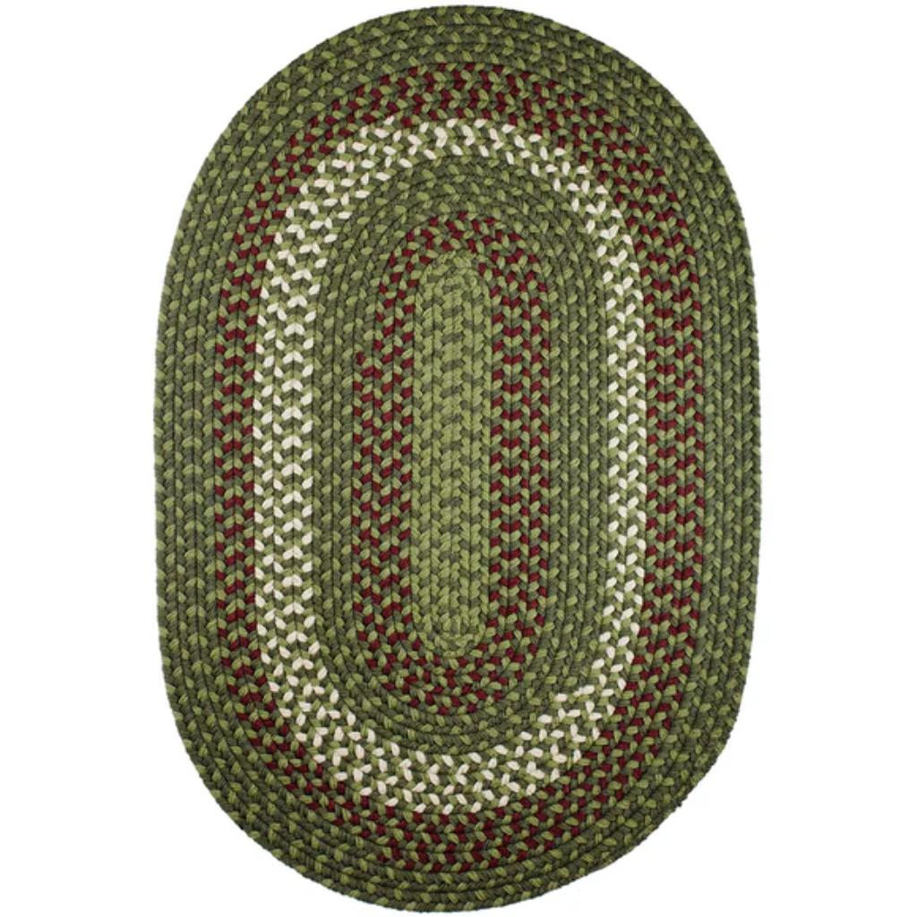 Manhattan Braided Oval Reversible Area Rugs