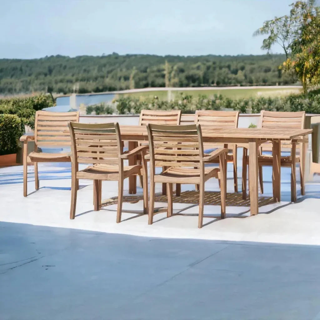 Manorhouse Rectangular Extandable Outdoor Dining Table