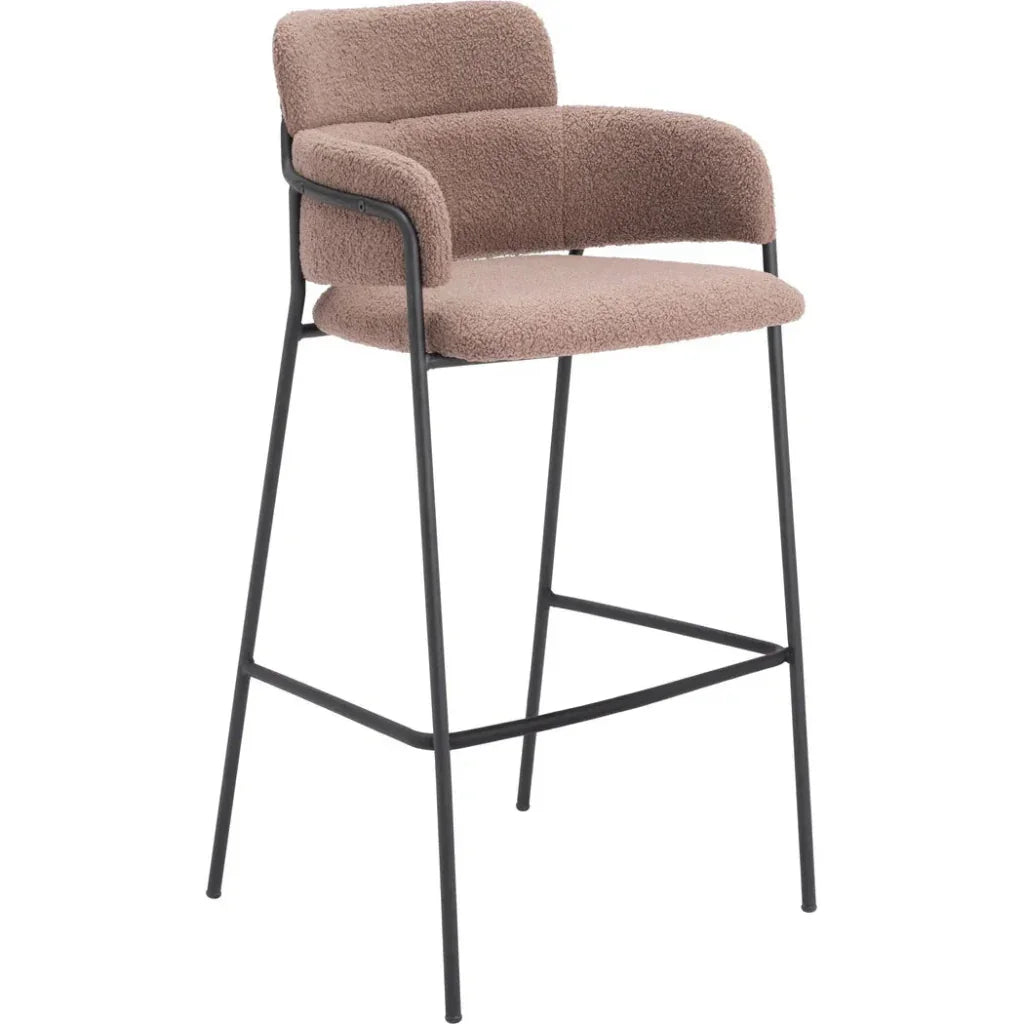 Marcel Barstool (Set of 2) Brown