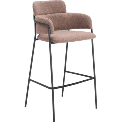 Marcel Barstool (Set of 2) Brown