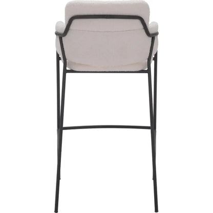 Marcel Barstool (Set of 2) Cream
