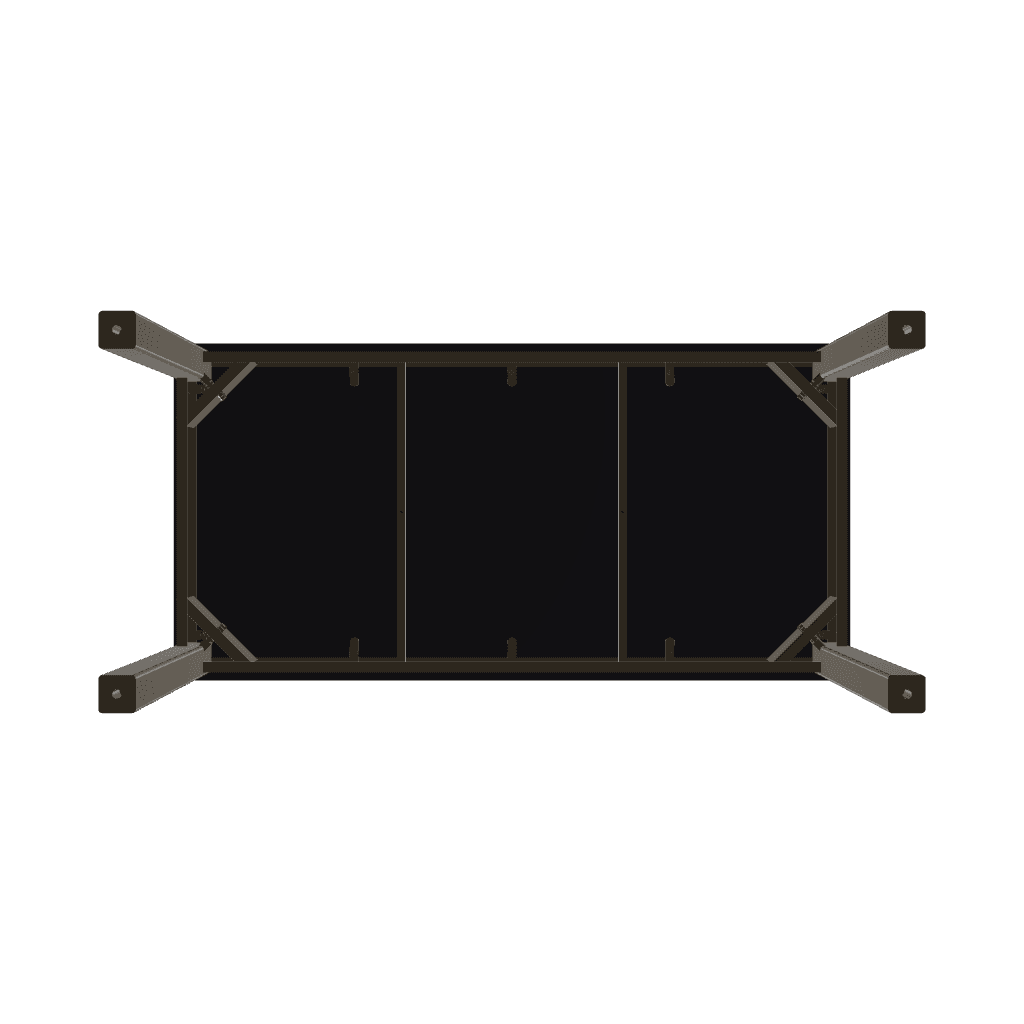 Marine Grade Polymer 24" X 48" Rectangular Outdoor Coffee Table
