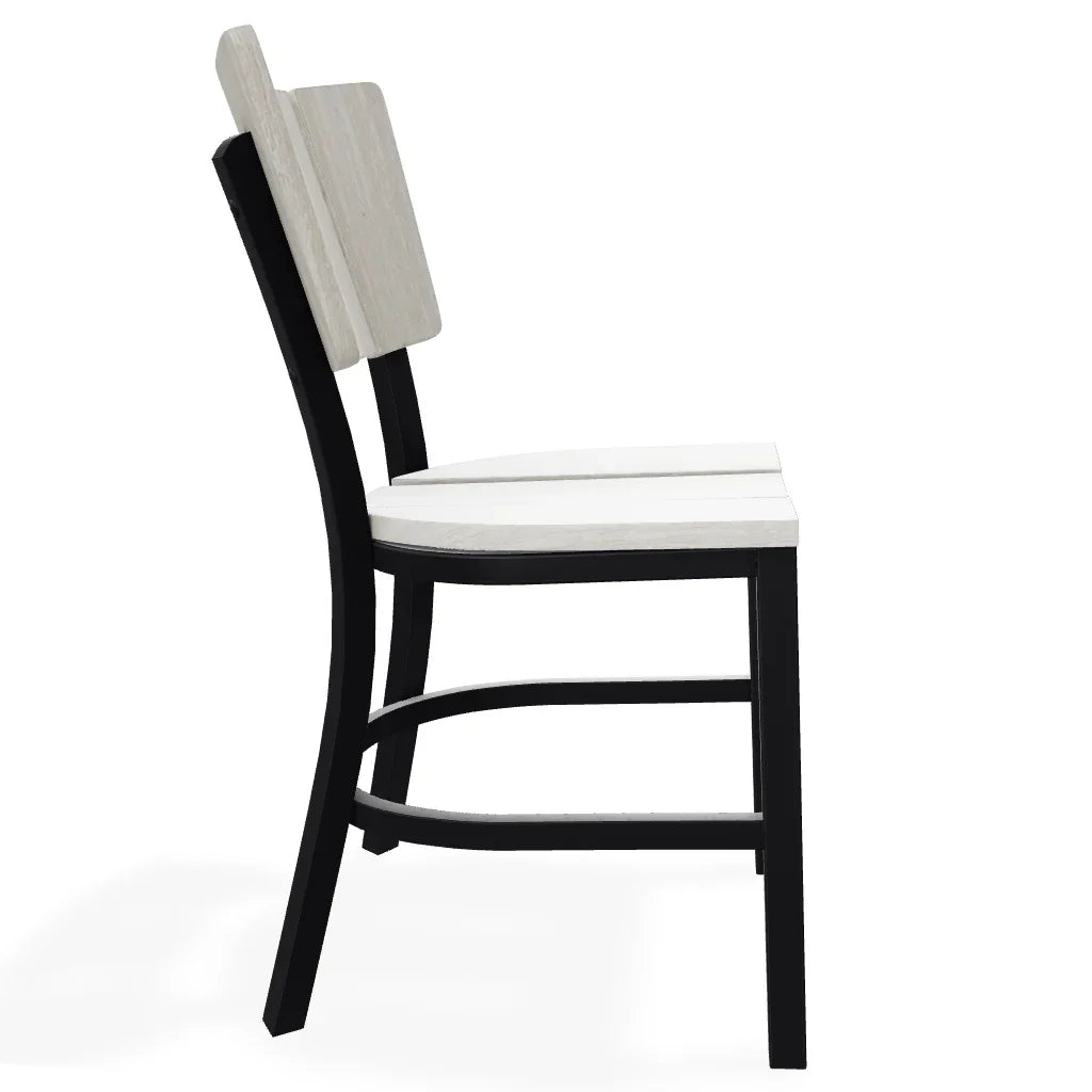 Marine Grade Polymer Aluminum Stacking Outdoor Bistro Chair
