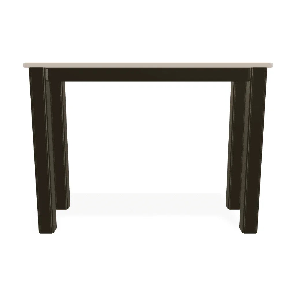 Marine Grade Polymer Top Table 10" X 27" Outdoor Side Table
