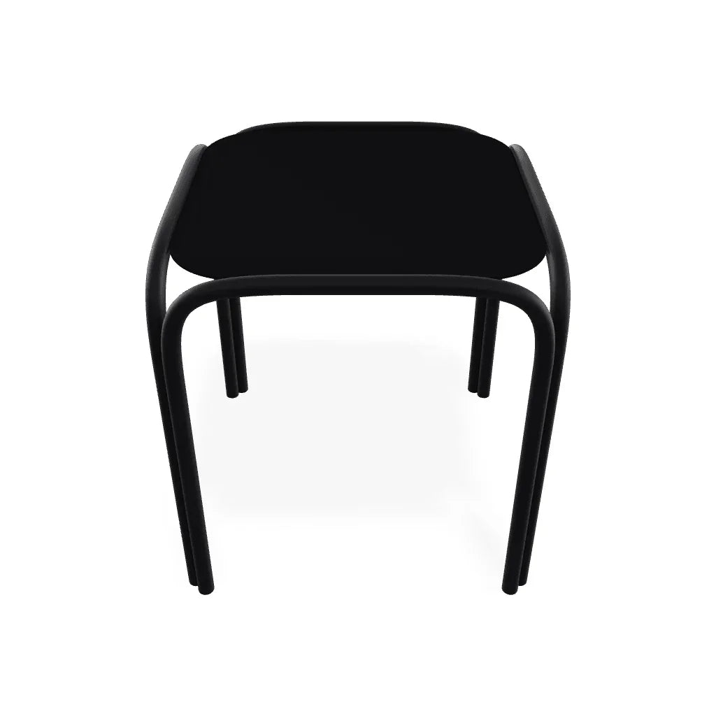 Marine Grade Polymer Top Table 17" Square Outdoor End Table