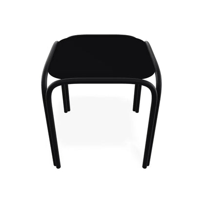 Marine Grade Polymer Top Table 17" Square Outdoor End Table