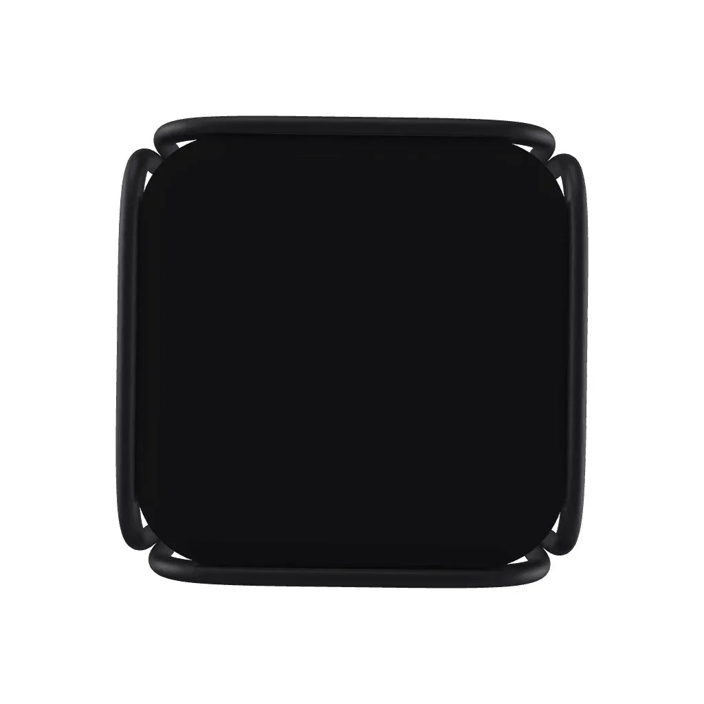 Marine Grade Polymer Top Table 17" Square Outdoor End Table