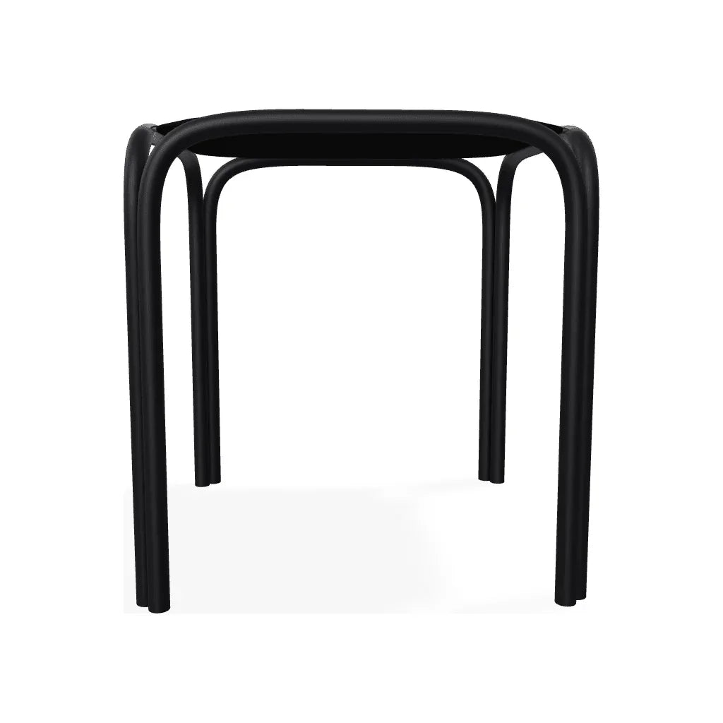 Marine Grade Polymer Top Table 17" Square Outdoor End Table