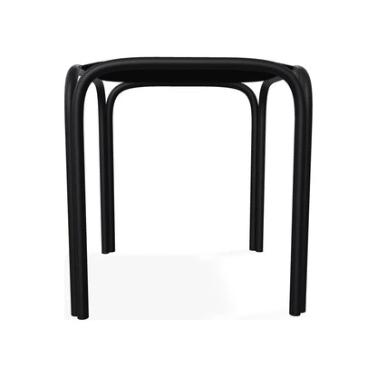 Marine Grade Polymer Top Table 17" Square Outdoor End Table