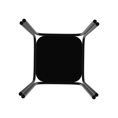Marine Grade Polymer Top Table 17" Square Outdoor End Table