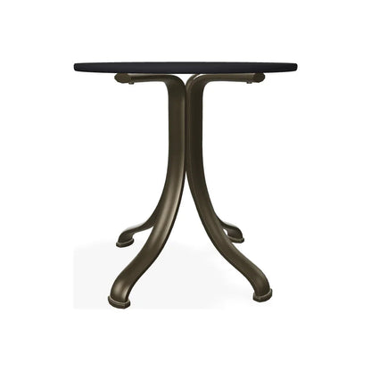Marine Grade Polymer Top Table 18" Round Outdoor End Table