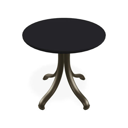 Marine Grade Polymer Top Table 18" Round Outdoor End Table