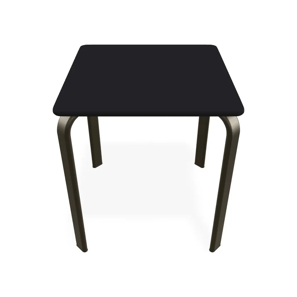 Marine Grade Polymer Top Table 18" Square Outdoor End Table