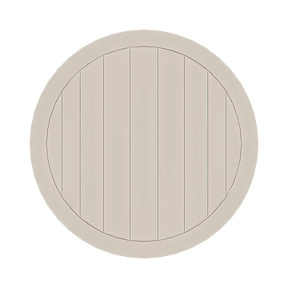 Marine Grade Polymer Top Table 21" Round Outdoor End Table