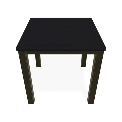 Marine Grade Polymer Top Table 21" Square Outdoor End Table