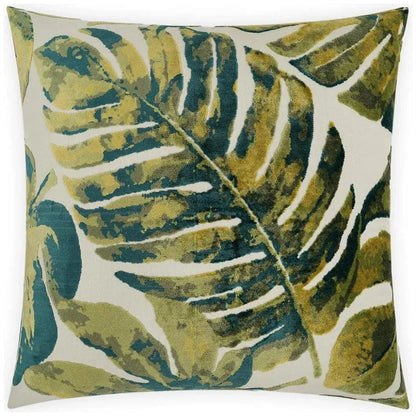 Massala Capri Green Throw Pillow With Insert