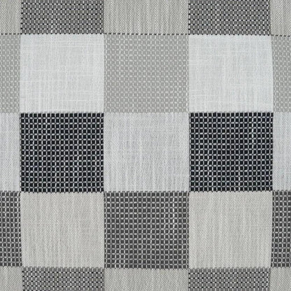 Matney Domino Geometric Grey Large Throw Pillow Insert