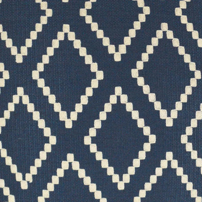 Matteo Blue Blue Throw Pillow With Insert