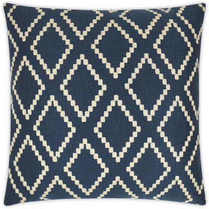 Matteo Blue Blue Throw Pillow With Insert