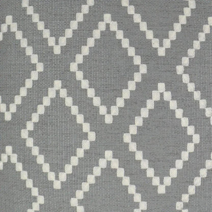Matteo Smoke Grey Throw Pillow With Insert