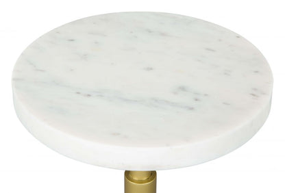 Maurice Marble Top Round Side Table